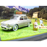 Miniatura Diorama Renault Gordini Dauphine, Escala