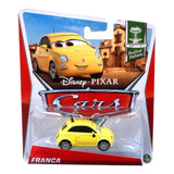 Miniatura Disney Cars Franca Mattel Carros Lacrado Fiat 500