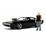 Miniatura Dodge Charger R/t C/ Figura Velozes 1:24 Jada Toys