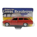 Miniatura Em Metal Clássicos Nacionais - Chevrolet Veraneio Cor Vermelho