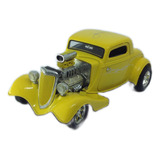 Miniatura Ertl 1/18 1934 Ford Street Rod John Force - Rara!