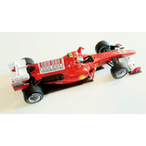Miniatura Ferrari F1 Fernando Alonso 2010 1:18 Hot Wheels 