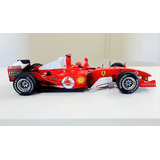 Miniatura Ferrari F2004 Schumacher 1:18 Hot Wheels