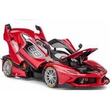 Miniatura Ferrari Fxx K Ferrari Signature Series 1:18 Burago Cor Vermelho