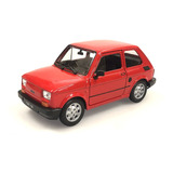 Miniatura Fiat 126 Vermelho Welly 1/21