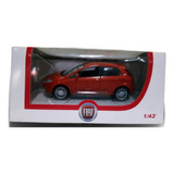 Miniatura Fiat Grande Punto Norev 1/43 Laranja Na Caixa