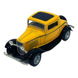 Miniatura Ford 3-window Coupe 1932 Amarelo
