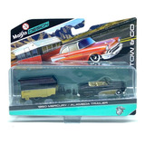Miniatura Ford Mercury 1950 C/ Trailer 1:64 Maisto Design
