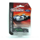 Miniatura Ford Mustang Gt Preto Com Detalhes Verdes - Escala