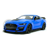 Miniatura Ford Mustang Shelby Gt500 2020 Azul Maisto 1/18