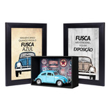 Miniatura Fusca Azul - Kit Presente