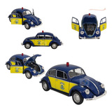 Miniatura Fusca Herbie Carrinhos Coleção Escala 1.32