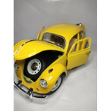 Miniatura Fusca Metal Abre Capô Tampa Do Motor Escala 1/18