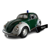 Miniatura Fusca Policia 1/43 Polizei Cararama Beetle Vw