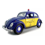 Miniatura Fusca Polícia Rodoviária 1967 California 1/24