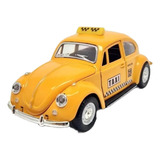 Miniatura Fusca Táxi - Escala 1/32 Metal