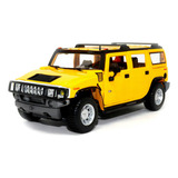 Miniatura Hummer H2 Suv 2003 Amarelo