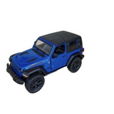 Miniatura Jeep Wrangler Rubicon Teto Fechado - Escala 1:34