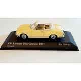 Miniatura Karman Ghia Conversível 1957 1:43
