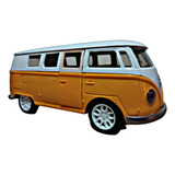 Miniatura Kombi Perua Metal Carrinho De Ferro Abre Porta 