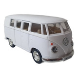 Miniatura Kombi T1 Transporte Volkswagen Branca Escala 1/32