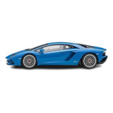 Miniatura Lamborghini Aventador S Blue Auto Art 1/18
