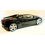 Miniatura Lamborghini Gallardo Preta 1:18 Autoart Millenium