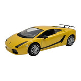 Miniatura Lamborghini Gallardo Superleggera Amarelo 1:24