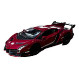 Miniatura Lamborghini Veneno Bordô 1:36