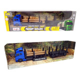 Miniatura Maisto Caminhao Volvo Fh16 750 Bitrem Toras 1/87
