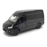 Miniatura Mercedes-benz Sprinter - Escala 1/48 ( Preta )