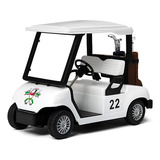 Miniatura Metal Carrinho De Golf Branco