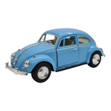 Miniatura Metal Volkswagen Fusca Azul 1967 Kt5057d 75