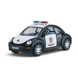 Miniatura Metal Volkswagen New Beetle Polícia