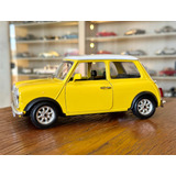 Miniatura Mini Cooper 1:18 Burago Italiana Ñ Fusca Fiat 500