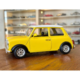 Miniatura Mini Cooper 1:18 Burago Italiana Ñ Fusca Fiat 500