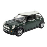 Miniatura Mini Cooper S Verde Metal 1:28
