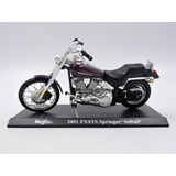 Miniatura Moto Harley Davidson 2001 Fxsts