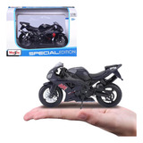 Miniatura Moto Maisto Yamaha Yzf R1 Esportiva Grau 1:18