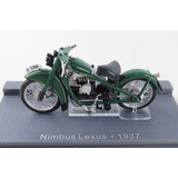 Miniatura Moto Nimbus Lexus 1937 - Escala 1:24 Nova Na Caixa