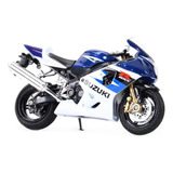 Miniatura Moto Suzuki Gsx-r750 Ferro Coleção 1/18 Welly 