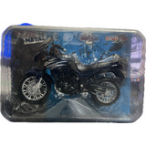 Miniatura Moto Tiger Azul Metal -