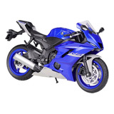 Miniatura Moto Yamaha Yzf -r6 2020 Sport Scala 1:18 -welly