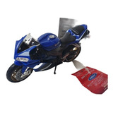 Miniatura Moto Yamaha Yzf-r1 (2008) Escala 1:18 -welly