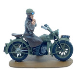 Miniatura Motocicleta Fn Corpo Cavalaria Motor Belga Chumbo