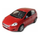 Miniatura Nacionais Fiat Punto Vermelho 11cm