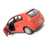 Miniatura Nacionais Fiat Punto Vermelho 11cm