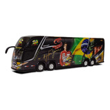 Miniatura Ônibus Airton Senna G7 4 Eixos 30cm Mclaren