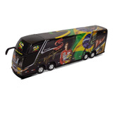 Miniatura Ônibus Airton Senna G7 Preto 30cm