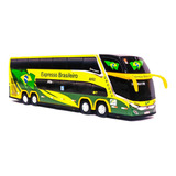 Miniatura Ônibus Expresso Brasileiro 4 Eixos